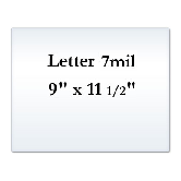 Letter 7 Mil Laminating Pouches
