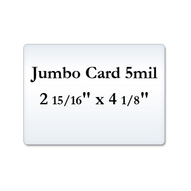 Jumbo Card 5 Mil Laminating Pouches