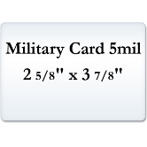 Military Card 5 Mil Laminating Pouches